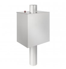 Бак на трубе 55л Ø115 (Прямоуг) 3/4" (AISI 439) ММ