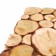 Панно из спилов можжевельника  3D 1000х500мм