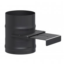 Шибер задвижной BLACK (AISI 430/0,8мм) д.120