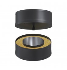 Сэндвич-заглушка BLACK (AISI 430) д.115*200 (Нержавеющая сталь AISI 430, 115х200, 0.226)