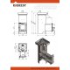 Печь для бани Эверест "Steam Master" 24 INOX (210М) (под обкладку)