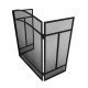 Экран каминный EVEREST FS135-B черный (71*122см)