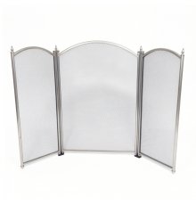 Экран каминный EVEREST FS202-B-C никель (53*85см)