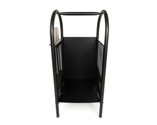 Дровница EVEREST H100-B-B черный (35*32*81см)