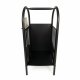 Дровница EVEREST H100-B-B черный (35*32*81см)