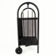 Дровница EVEREST H100-B-B черный (35*32*81см)