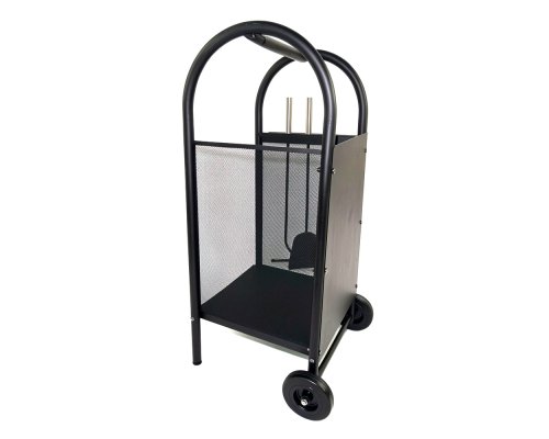 Дровница EVEREST H100-B-B черный (35*32*81см)