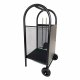 Дровница EVEREST H100-B-B черный (35*32*81см)
