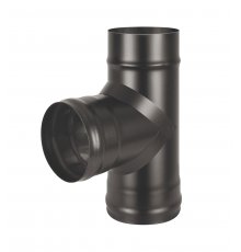 Тройник для дымохода BLACK (AISI 430/0,8мм) 90* д.120