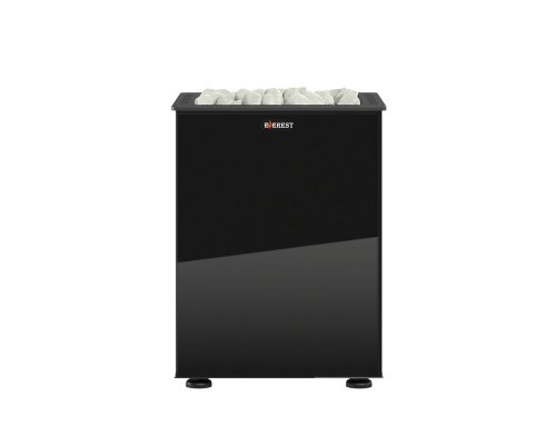 Электрокаменка EVEREST Черный Кристалл с парогенератором 4,5кВт (Black Crystal Steam S45)