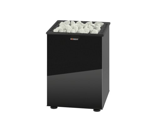 Электрокаменка EVEREST Черный Кристалл с парогенератором 4,5кВт (Black Crystal Steam S45)