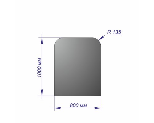 Лист напольный 1000*800*1,5 R135 медь