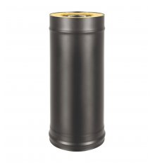 Сэндвич-труба для дымохода BLACK (AISI 430/0,8мм) д.150х250, L-0,5м