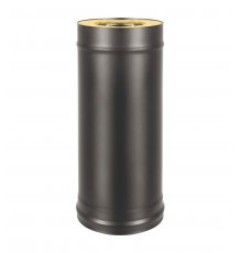 Сэндвич-труба для дымохода BLACK (AISI 430/0,8мм) д.115х180, L-0,5м